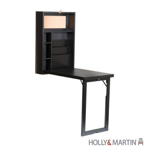 Holly & Martin Leo Fold-Out Convertible Desk in Black