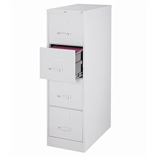 4 Drawer Commercial Letter Size Filing Cabinet Finish: Light Gray