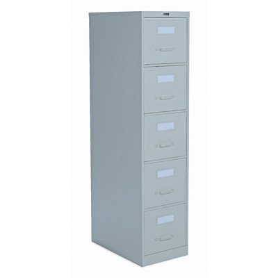 2500 Series 5-Drawer File Finish: Light Grey