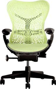 Mirra Chair - Fully Featured Citron on Graphite by Herman Miller