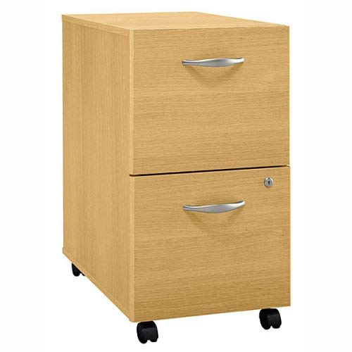 Bush Business Furniture File Cabinet w Casters & Locking Bottom Drawer - Series C