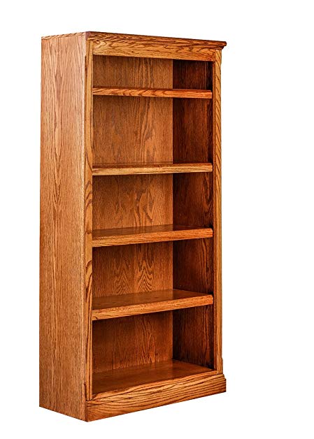 Forest Designs Mission Oak Bookcase: 30W X 96H X 13D 96h Whitewash Oak