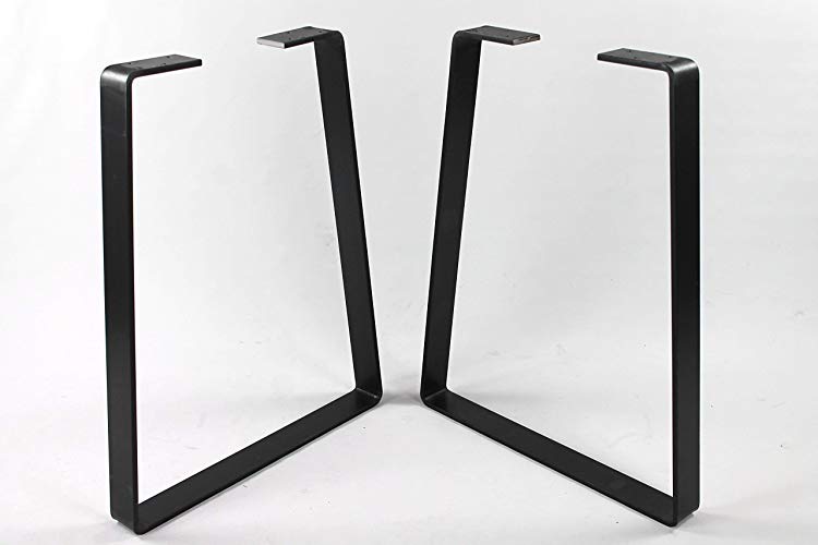 Powdercoated Trapezoid Steel Desk Legs-Choose Your Height and Width