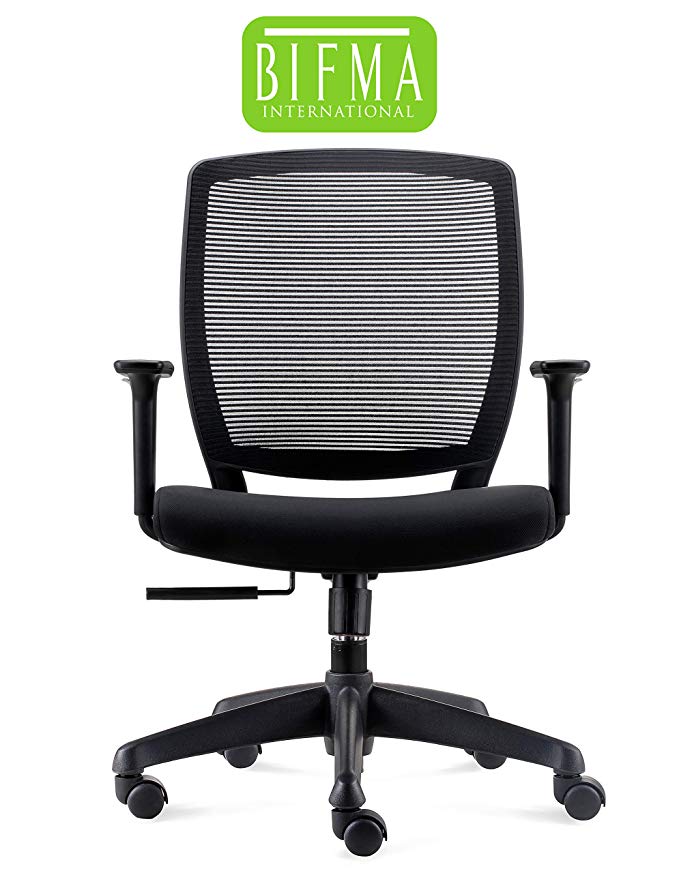 Chairlin Office Chairs Home Office Task Chair Ergonomic Computer Desk Chair Black