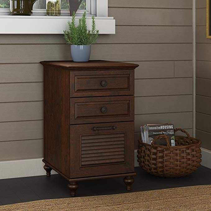 Volcano Dusk 3 Drawer File Cabinet in Coastal Cherry