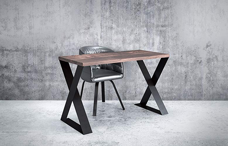 UMBUZÖ Solid Reclaimed Wood & Steel Desk