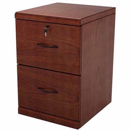 2-Drawer Classic Vertical File Cabinet, Rich Cherry