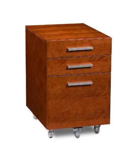 BDI Sequel Low Mobile Pedestal 6007 - Natural Stained Cherry