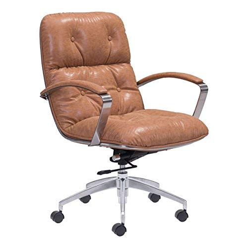 Zuo Avenue Office Chair, Vintage Coffee