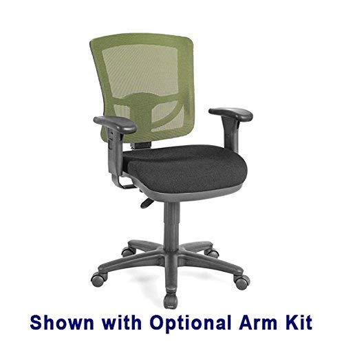 Comfort Sewing Chair with Green Mesh Back plus Arm Kit