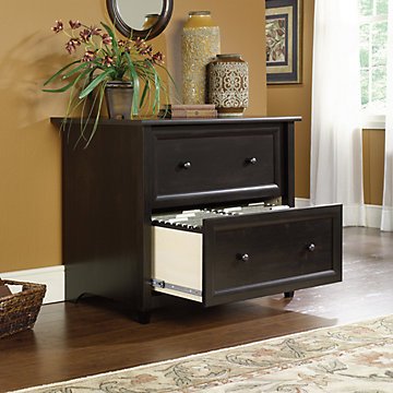 Edge Water Two Drawer Lateral File(Estate Black Finish)