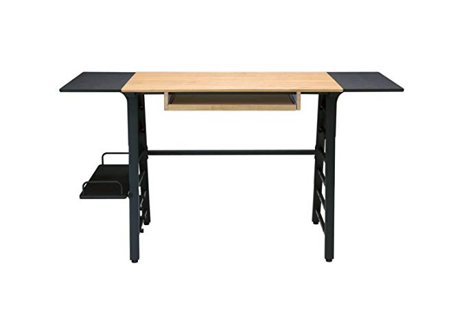 Offex Home Office Ashwood Convertible Desk Ashwood/Graphite