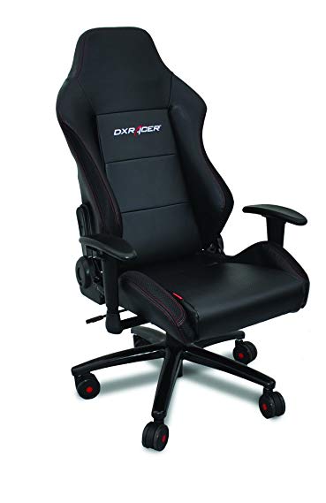 DXRacer DXCFB01 Office Chair, Black Carbon Fiber Vinyl