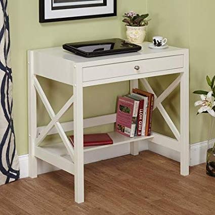 X Desk, Antique White