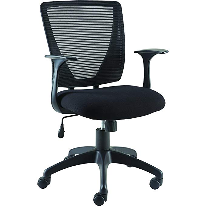 Staples Vexa Mesh Chair, Black