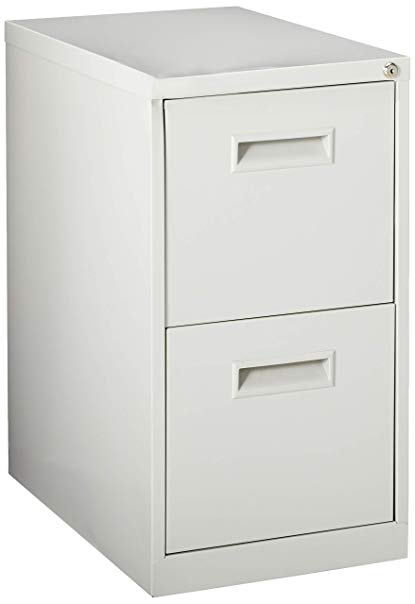 Lorell Mobile Pedestal, File/File, 15 by 22-7/8 by 28-Inch, Light Gray