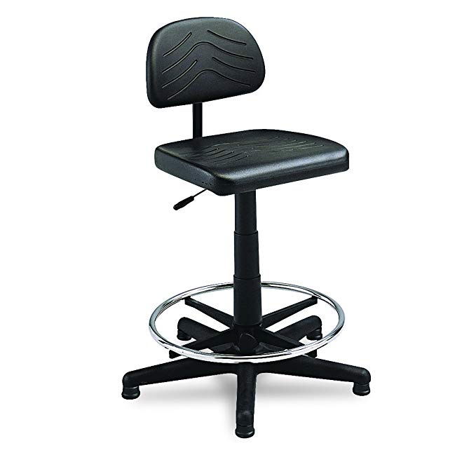 Safco Products 5110 Task Master Economy Workbench Chair (Additional options sold separately), Black