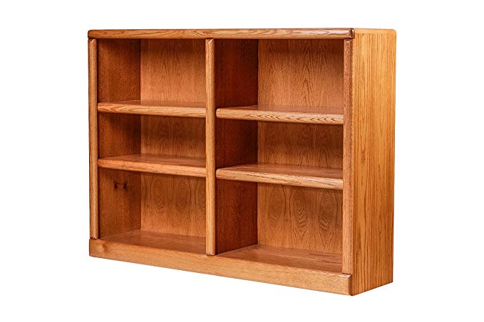 Forest Designs Bullnose Oak Bookcase: 48W X 36H X 13D 36h Golden Oak