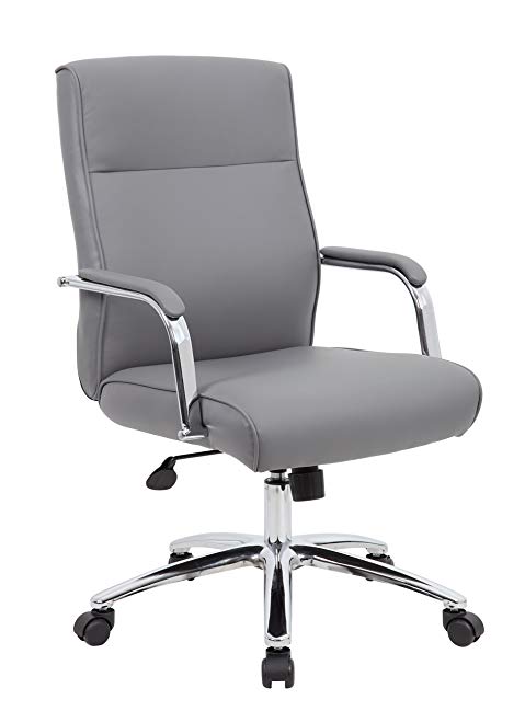 Boss Office Products B696C-GY Chairs Executive Seating, Grey