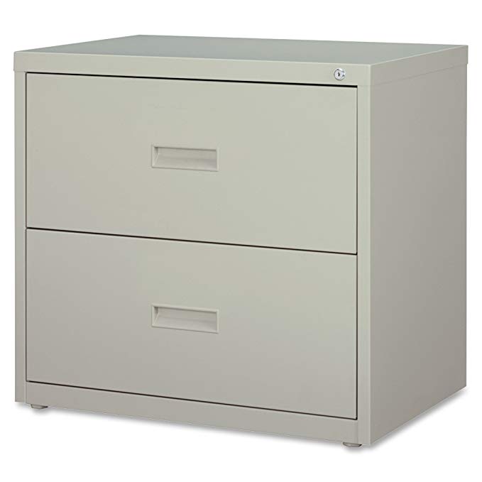 Lorell 2-Drawer Lateral File, 30 by 18-5/8 by 28-1/8-Inch, Light Gray