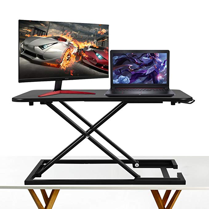 Standing Desk - Height Adjustable Desk Converter – Instantly Convert any desk to a Sit Stand Up desk