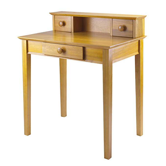 Winsome Wood Writing Desk, Honey