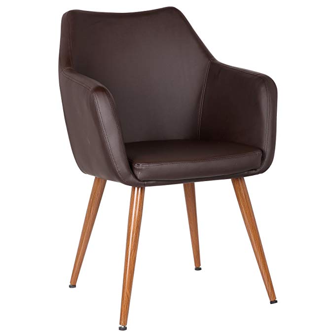 Porthos Home SKC003A BRN Aveline Leisure Arm Chair, Brown