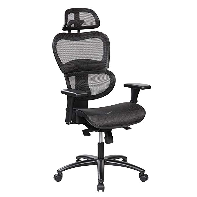 Techni Mobili RTA-5004-BK Rta-5004-Bk Office Chair, Black