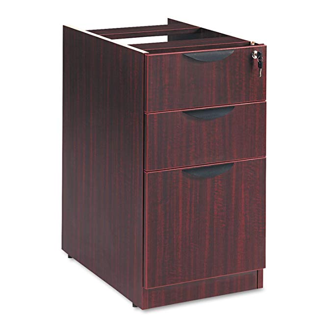 Alera VA532822MY Valencia Box/Box/File Full Pedestal, 15 5/8w X 20 1/2d X 28 1/2h, Mahogany