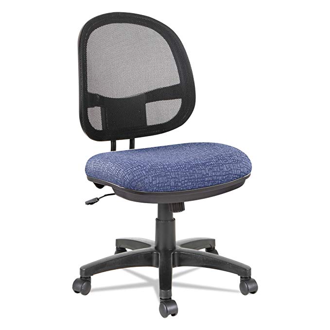 Alera ALEIN4824 Interval Series Swivel/Tilt Mesh Chair, Marine Blue