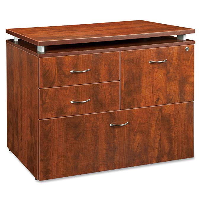 Lorell LLR68717 68600 Series File Cabinet, Cherry