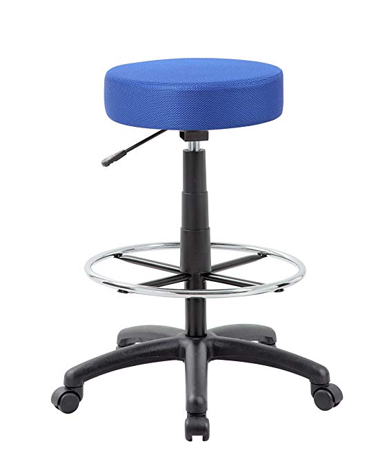 Boss Office Products B16210-BE DOT Drafting Stool in Blue