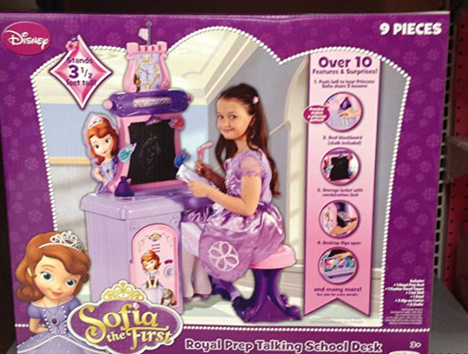 Sofia The First Royal Prep Talking School Desk (Bring playtime to life for your child with the Disney Princess (Manufacturer recommended age: 3 years and up)