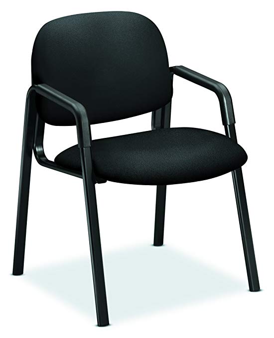 HON HON4003CU10T Solutions Seating Guest Chair, Black CU10