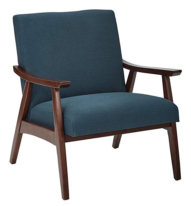 Work Smart/Ave Six DVS51-K14-osp Davis Chair, Kline Azure