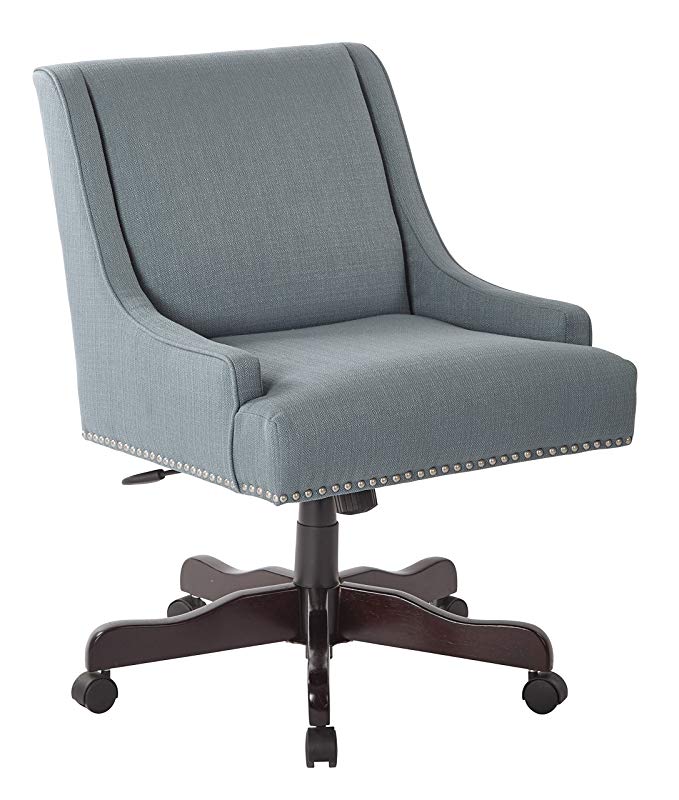 INSPIRED by Bassett BP-EVREX-K21-osp Everton Office Chair, Klein Sea