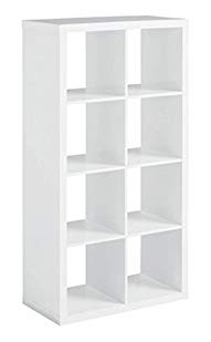 Better Homes and Gardens 8-Cube Organizer, Creates multiple storage solutions (High Gloss White Lacquer)