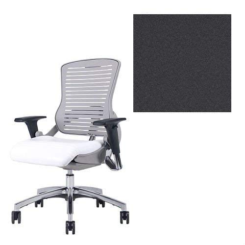 Office Master OM5 Collection OM5-G Ergonomic Self Weighing Chair - MR5 Armrests - Grade 1 Fabric - Celestial Rhea Gray 1201 PLUS Free Ergonomics eBook