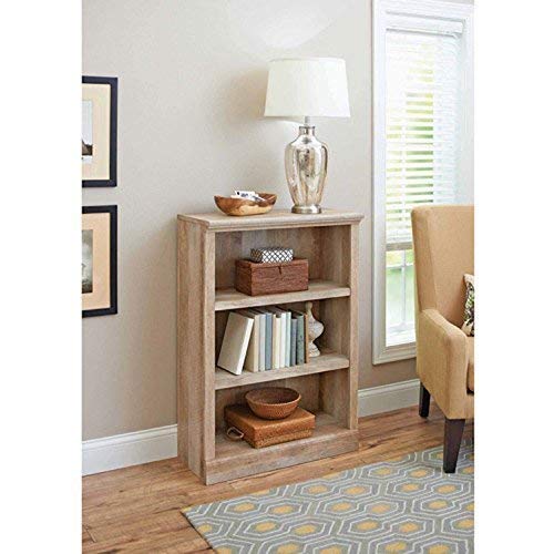 Wooden Weathered Distressed 3 Shelf Bookcase. Wood Three Tier Bookshelf for your Book by BHG