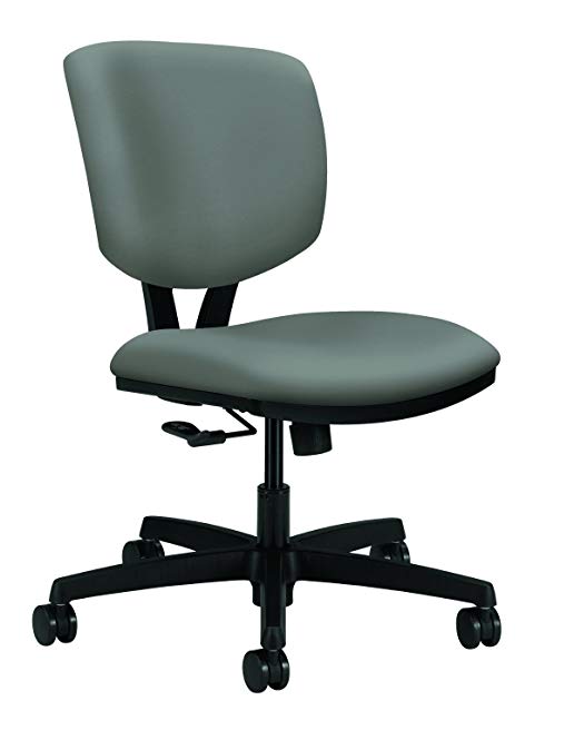 HON Volt Center-Tilt Task Chair for Office or Computer Desk, Taupe Polyurethane