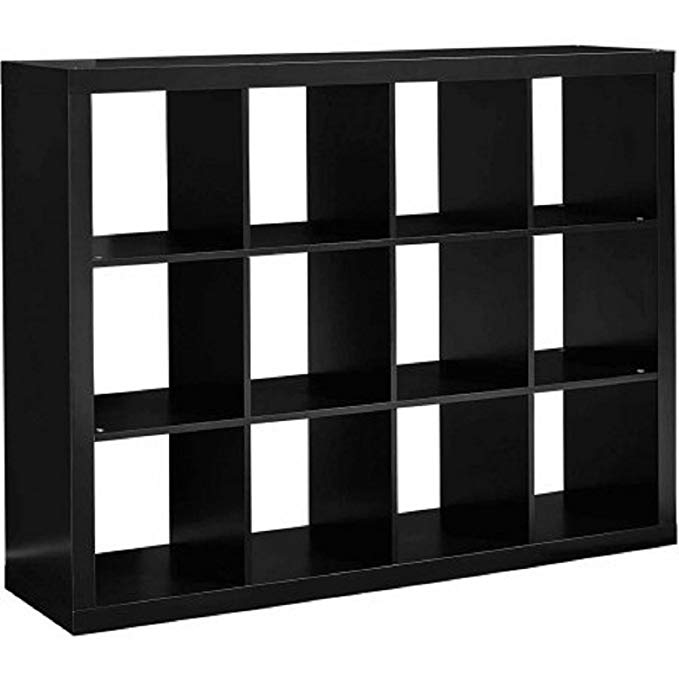 Better Homes and Gardens 12-Cube Organizer (Solid Black)