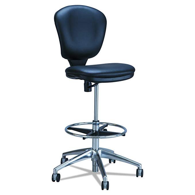 Safco Products Metro Extended Height Chair 3442BV, Ergonomic, Pneumatic Height Adjustable, Heavily Padded