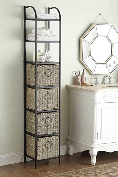 Windsor Bookcase With Baskets