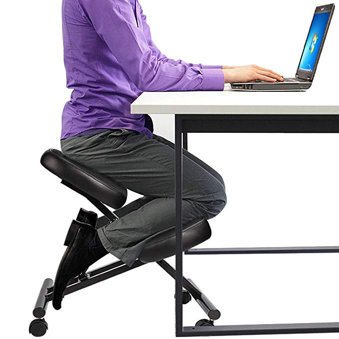 Devoko Ergonomic Kneeling Chair Height Adjustable Office Chair With PU ...